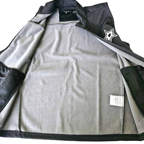 Antigua NHL Dallas Stars black links vest size M full zip golf mens NWT - Picture 7 of 13